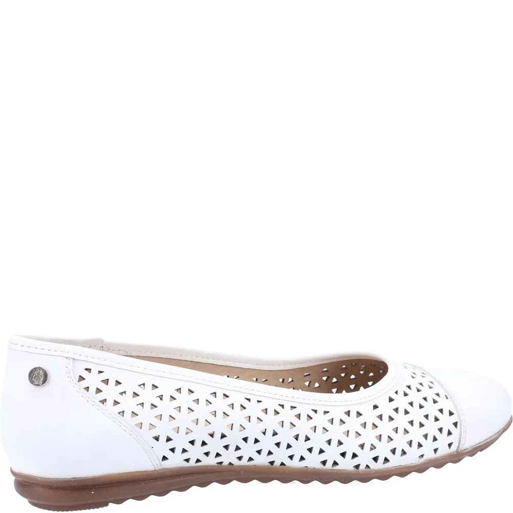 White Leah Slip-On Shoes