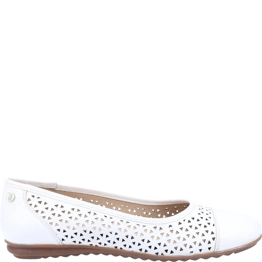 White Leah Slip-On Shoes